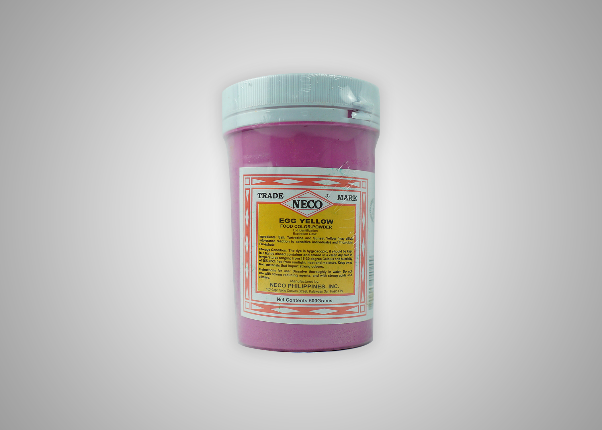 Picture of Neco Egg Yellow 500gx12pc nrp PCS