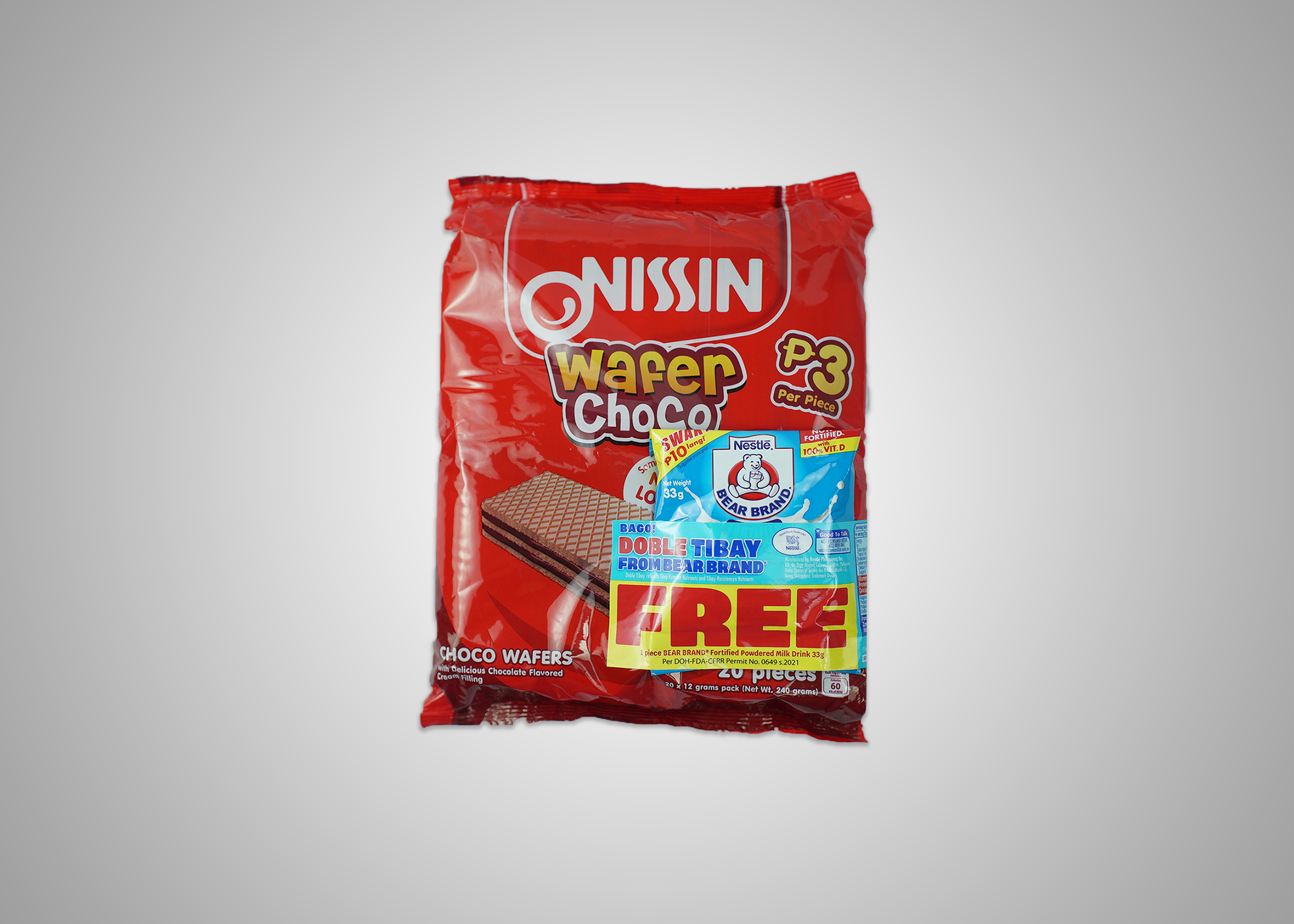 Picture of Nissin Choco Wafer 12gx20x20s rp PACK