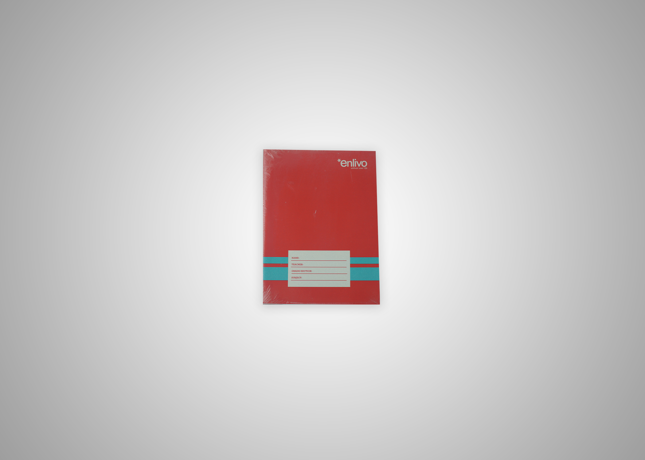 Picture of Enlivo Writing Notebook Red80s 120pcspercase
