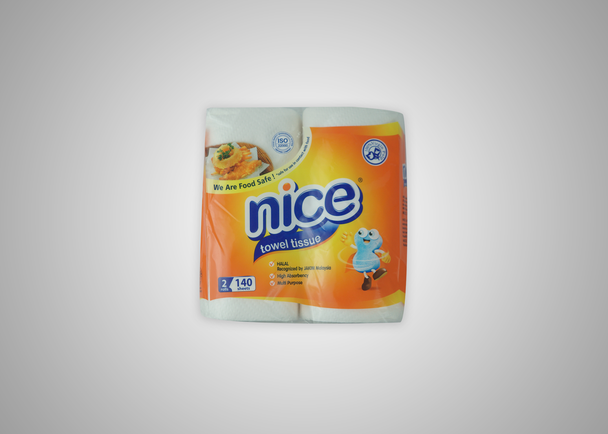 Picture of Nice Kitchen Towel Roll 140sheets 2plyx2pckx10 PACK