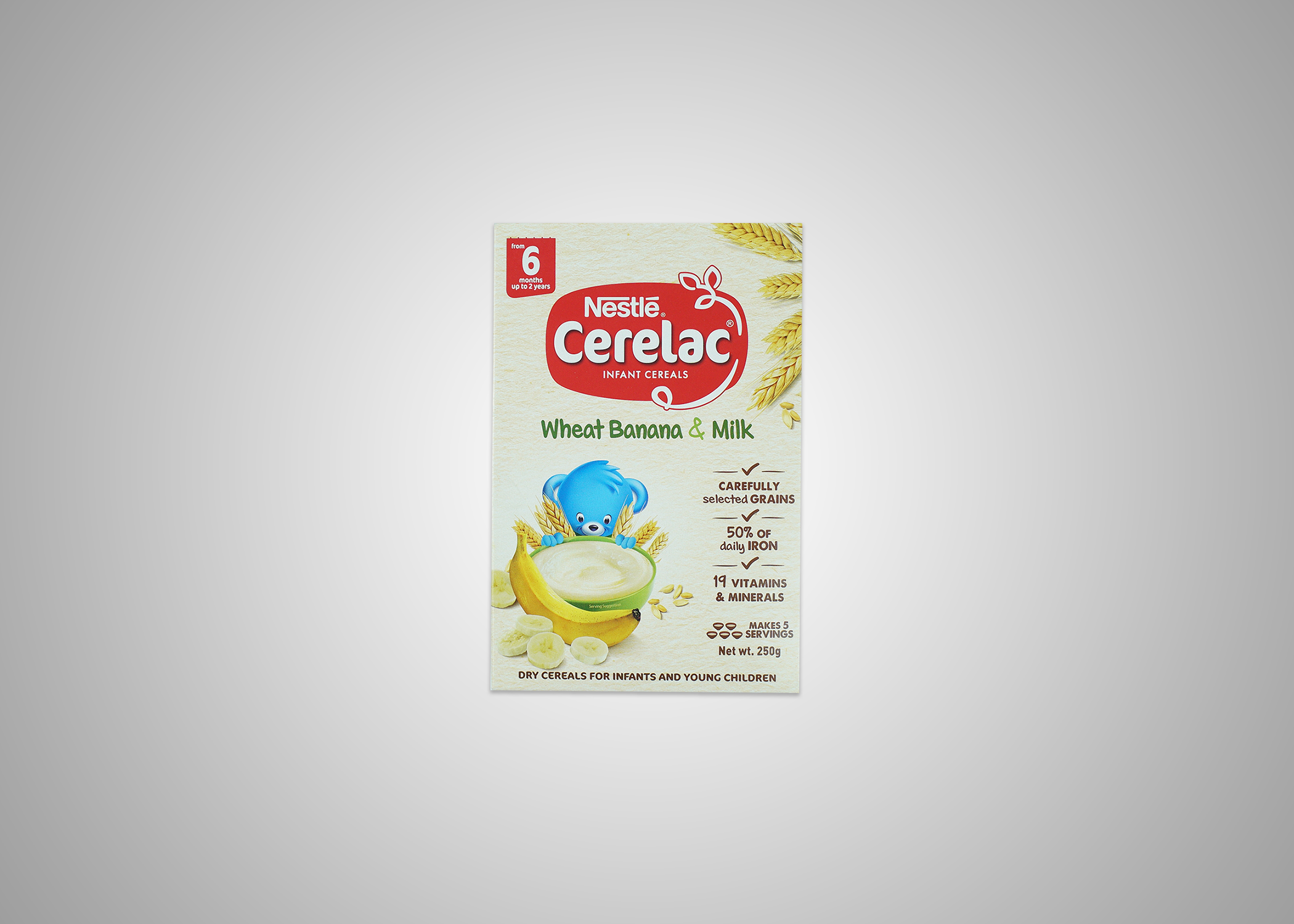 Picture of CERELAC Wheat Banana&Milk 250gx24 BOX