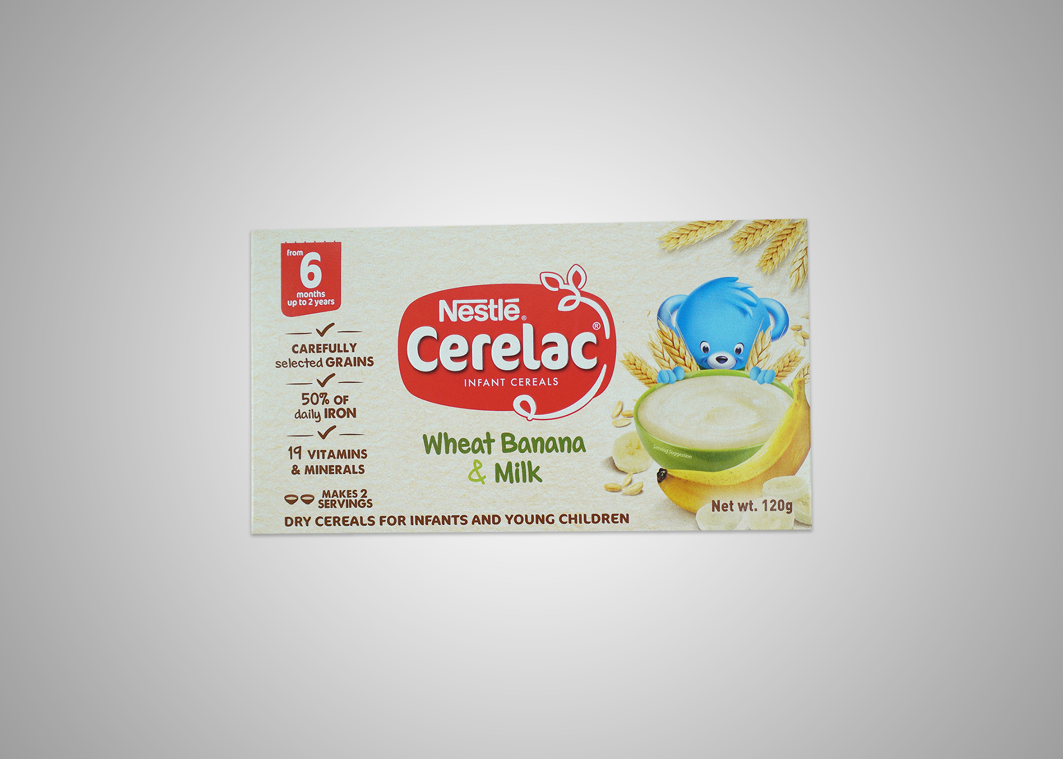 Picture of CERELAC Wheat Banana&Milk 120gx40 BOX
