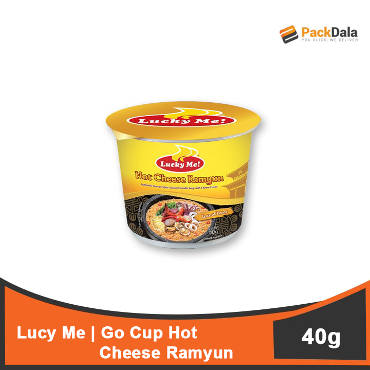 Picture of Lucky Me Go Cup Hot Cheese Ramyun 40gx48pcspercase PCS