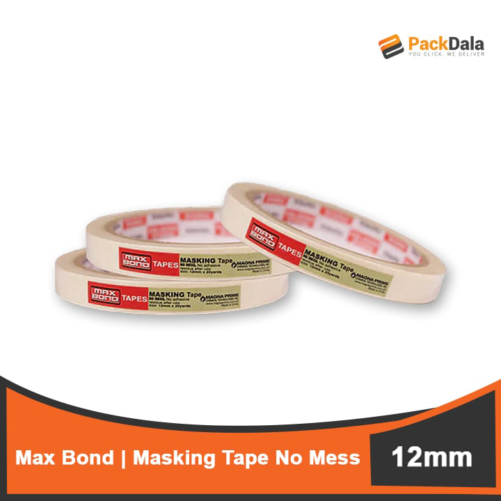 Picture of MAX BOND Masking Tape No Mess 0 15x12mmx20yards x 96pcs rp