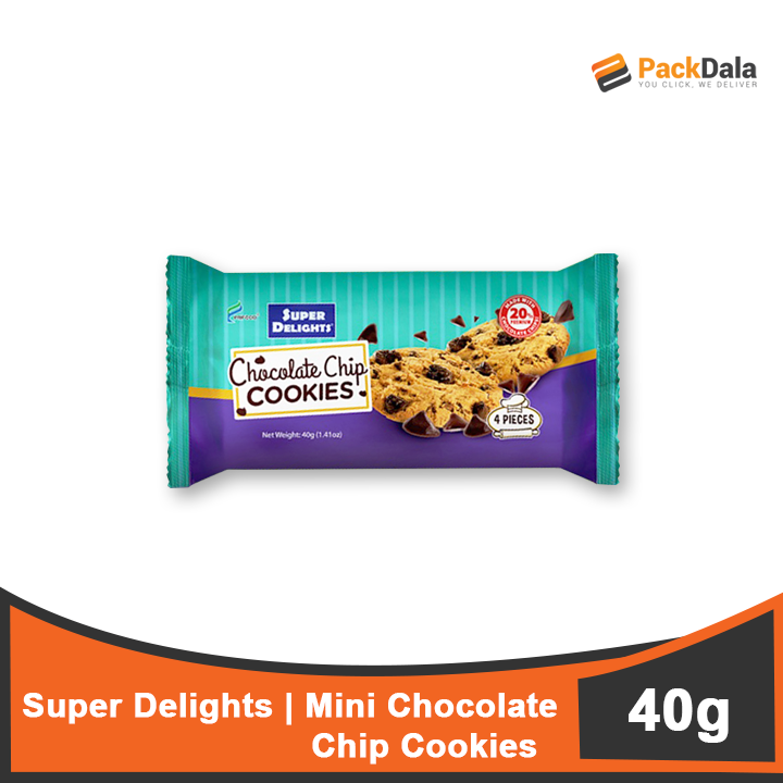 Picture of Super Delights Reg Chocolate Chip Cookies 40g 100pcspercs rp 