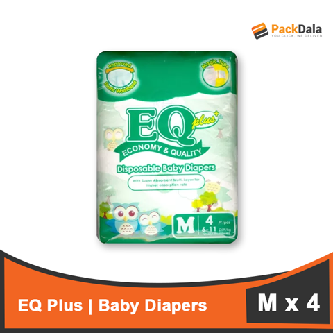 Picture of EQ Plus Baby Diaper M 4sx40
