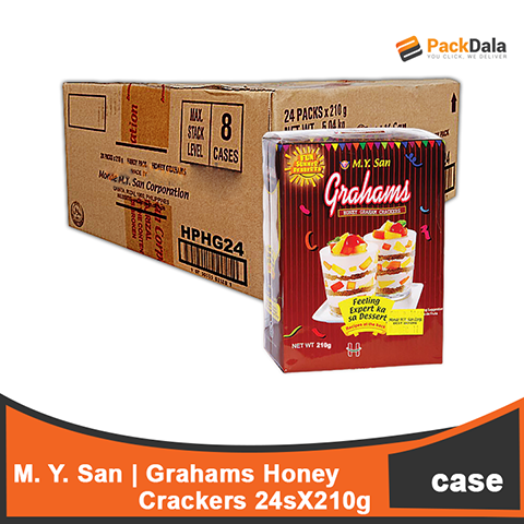 Picture of Graham Honey Crackers 210gx24 Brown Packaging rp CASE