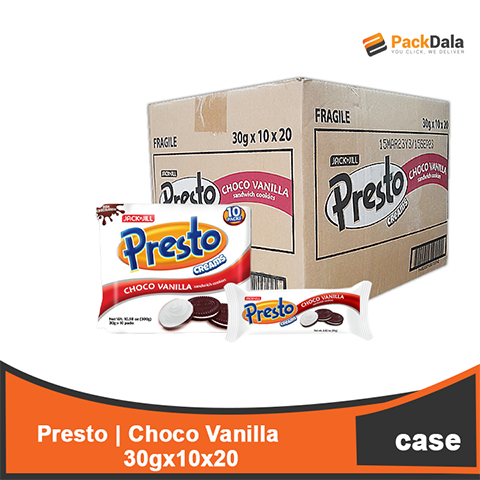 Picture of Presto Creams Vanilla 10sx20x30g CASE