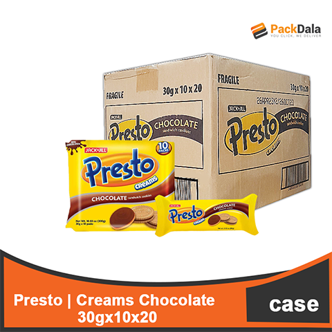 Picture of Presto Creams Chocolate 10sx20x30g CASE