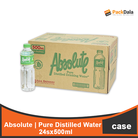 Picture of Absolute Pure Distilled Water 500mlx24 CASE