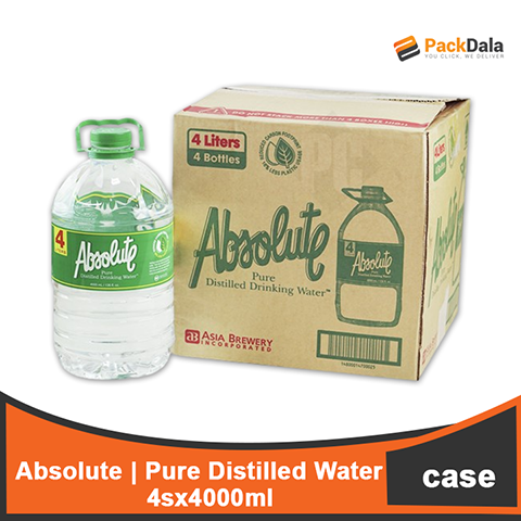 Picture of Absolute Pure Distilled Water 4000mlx4 CASE