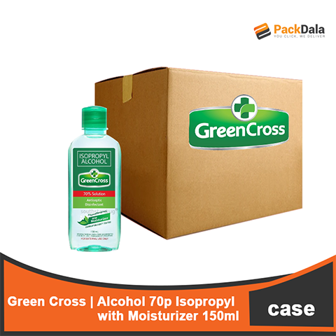 Picture of Green Cross Alc 70p Isopropyl  moist 150mlx48   CASE