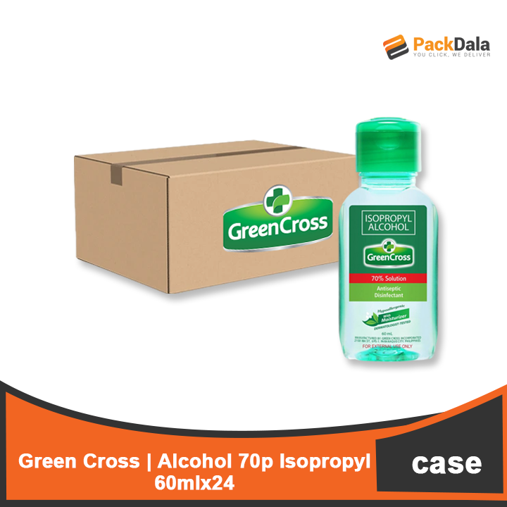 Picture of Green Cross Alc 70p Isopropyl moist 60mlx24   CASE