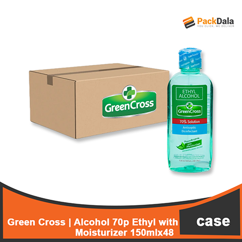 Picture of Green Cross Alc 70p Ethyl 150mlx48  with moist CASE