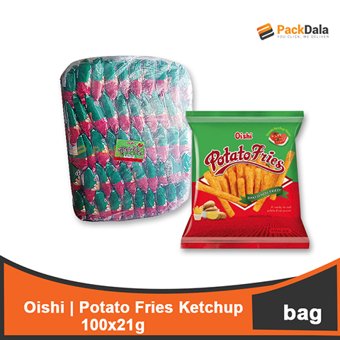 Picture of Oishi Potato Fries Ketchup Flavor 100x21g BAG