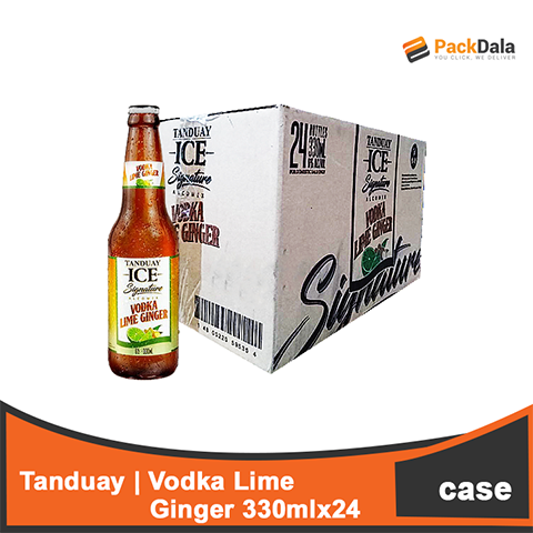 Picture of Tanduay Ice Vodka Lime Ginger 330mlx24 CASE