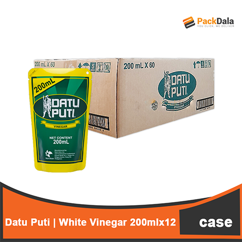 Picture of Datu Puti White Vinegar 200mlx60 rp CASE