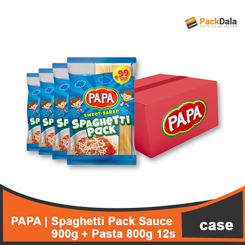 Picture of Papa Spaghetti Pack Spag pack sauce 900g Pasta 800g  CASE