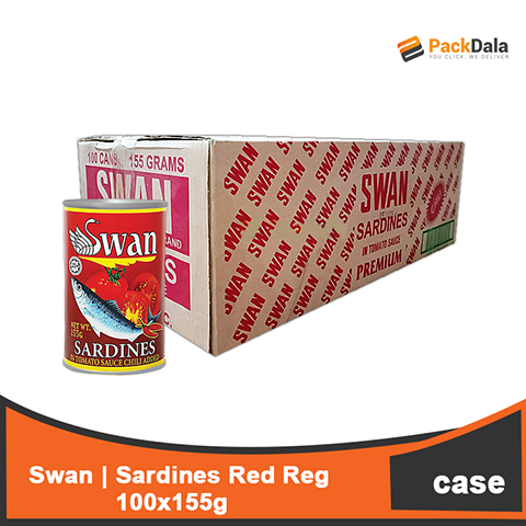 Picture of Swan Sardines Red Reg 155gx100 rp CASE