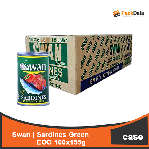 Picture of Swan Sardines EOC Green 155gx100 rp CASE