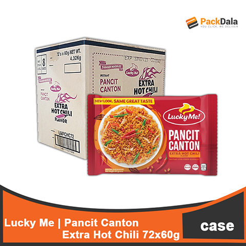 Picture of Lucky Me Pancit Canton Extra Hot 60gx72 rp CASE