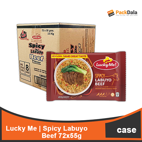 Picture of Lucky Me Spicy Beef Labuyo 50gx72 rp CASE