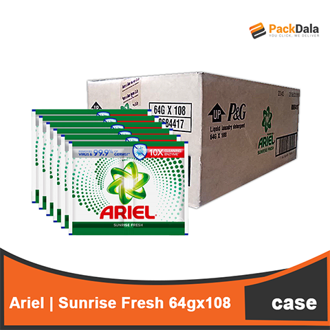 Picture of Ariel Power Gel Sunrise Fresh 64gx6pcx18tie per CASE