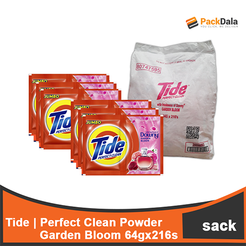 Picture of Tide Perfect Clean Pwdr Garden Bloom 74gx6pcx36tie per SACK