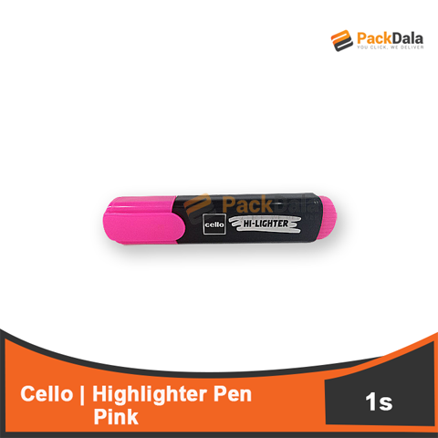 Picture of Highlighter Pen Cello Pink 1s