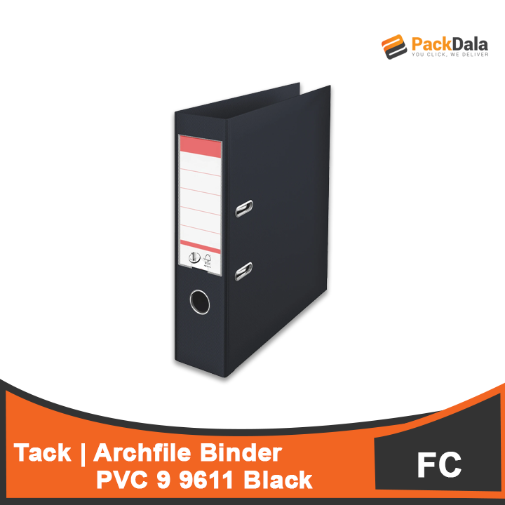 Picture of Archfile Binder Tack PVC 9 9611F4 3in Black 50pcsprcse