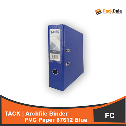 Picture of Archfile Binder Tack PVC Paper 87611 F4 3in Blue 50pcs prcse