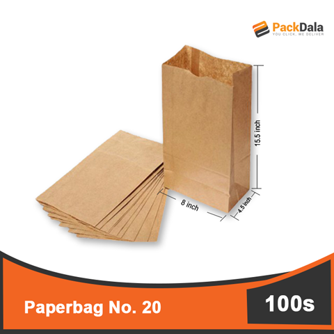 Picture of PaperBag no20 100pcx10rmperbdl nrp REAM