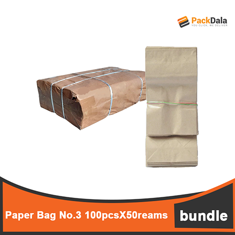 Picture of PaperBag no3 100pcx50rmperbdl nrp BDL