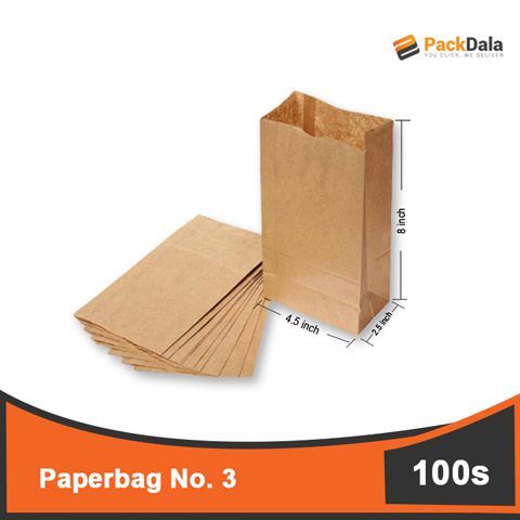 Picture of PaperBag no3 100pcx50rmperbdl nrp REAM