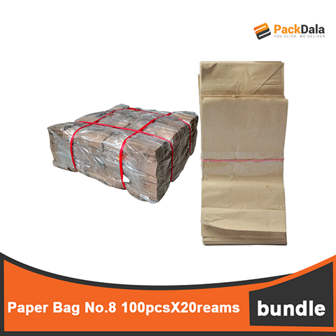 Picture of PaperBag no8 100pcx20rmperbdl nrp BDL