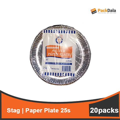 Picture of Stag or Happybee Paper Plate 25sx20pck per bdl nrp BUNDLE