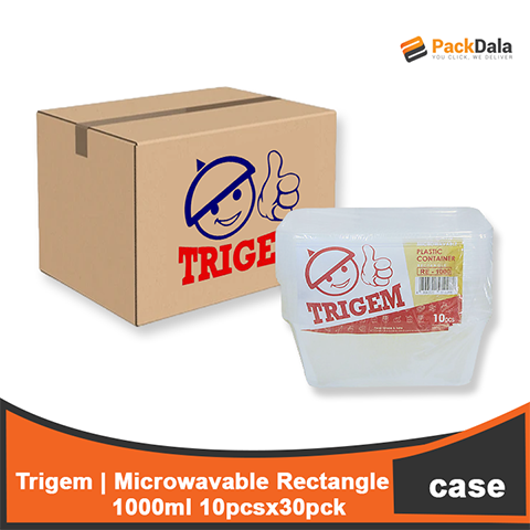 Picture of Trigem Microwavable Rect 1000 10pcsx30pack per cs CASE