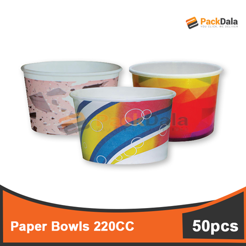 Picture of Paper Bowl 220cc 20pckx50pcs nrp