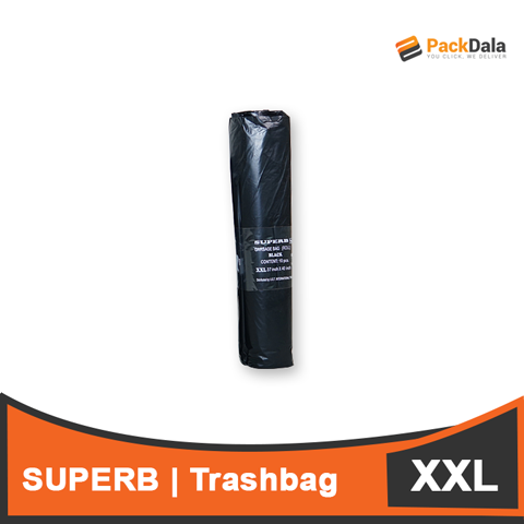 Picture of Superb Trashbag 18 5x18 5 XXL Black 10pcsperroll x 10rollperrm x 5rmperbdl nrp ROLL