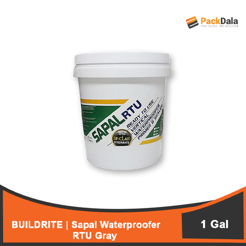 Picture of BUILDRITE SAPAL Waterproofer RTU Gray STD 1Gal 4L x 4pcs rp PCS