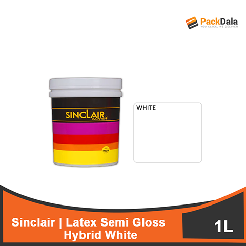 Picture of SINCLAIR Latex Semi Gloss Hybrid White 1L x 12pcs rp PCS 