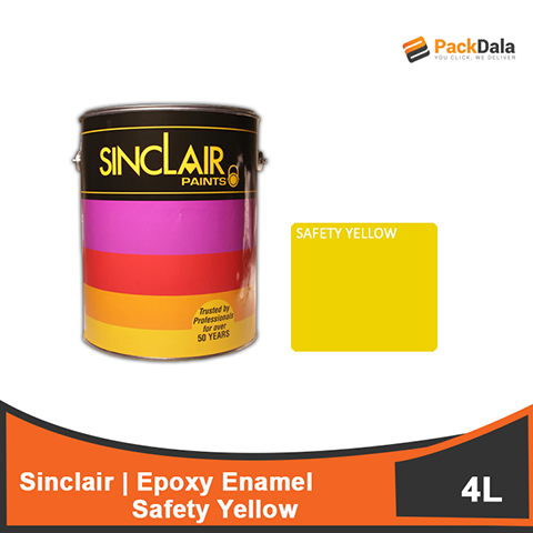 Picture of SINCLAIR Epoxy Enamel Safety Yellow 4Lx4pc rp pcs