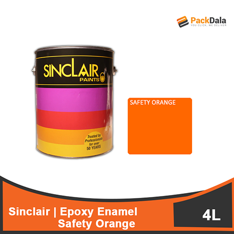 Picture of SINCLAIR Epoxy Enamel Safety Orange 4L x 4pcs rp pcs