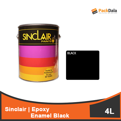 Picture of SINCLAIR Epoxy Enamel Black 4L x 4pcs rp PCS