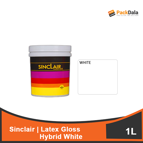 Picture of SINCLAIR Latex Gloss White 1Lx12pcs rp PCS