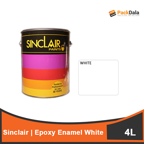 Picture of SINCLAIR Epoxy Enamel White 4L x 4pcs rp PCS