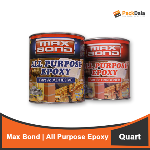 Picture of MAX BOND All Purpose Epoxy Quart x 6 sets rp PCS