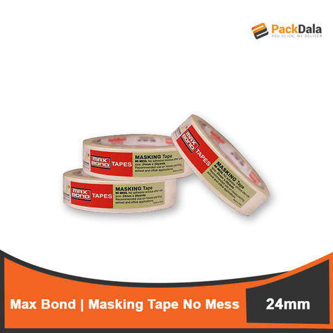 Picture of MAX BOND Masking Tape No Mess 0 15x24mmx20yardsx48pcs rp pcs