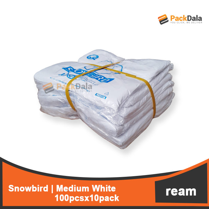 Picture of Medium Snowbird White 100pcx10pckx12rmperbdl nrp REAM