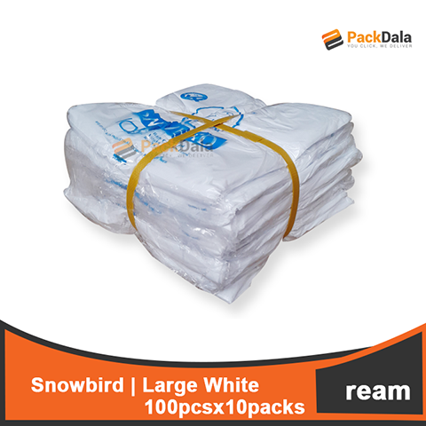 Picture of Large Snowbird White 100pcx10pckx10rmperbdl nrp REAM